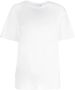 Max Mara Stretch Katoenen Crewneck T-Shirt White Dames - Thumbnail 1
