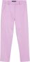 Max Mara Stretch satijnen broek Purple Dames - Thumbnail 3