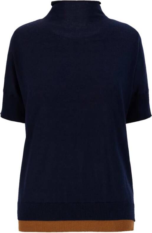 Max Mara Studio Bel de trui Blauw Dames