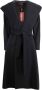 Max Mara Studio Belted Coats Zwart Dames - Thumbnail 1