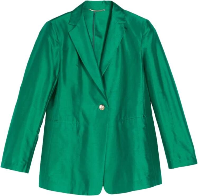 Max Mara Groene en Blauwe Blazers voor Vrouwen Groen Dames
