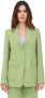 Max Mara Studio Blazerjas Groen Dames - Thumbnail 1