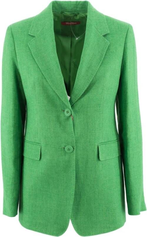Max Mara Studio Blazers Groen Dames