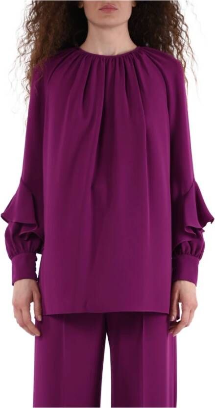 Max Mara Studio Blouses Paars Dames