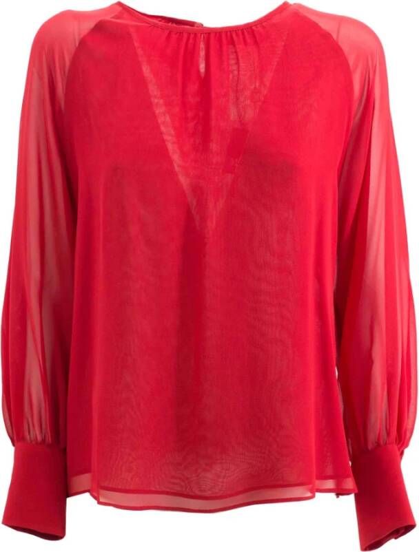 Max Mara Studio Blouses Rood Dames