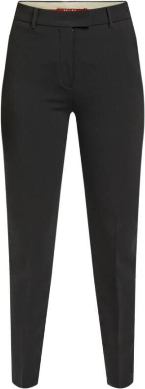 Max Mara Slim-fit broek Zwart Dames