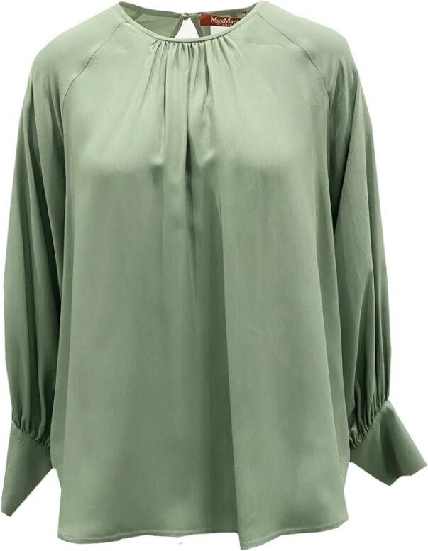 Max Mara Studio Congo blouse Groen Dames