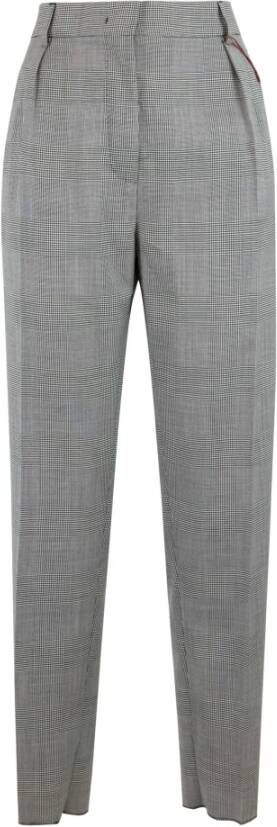 Max Mara Studio Cropped Trousers Grijs Dames