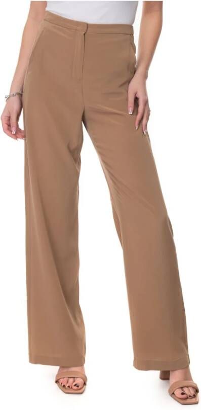Max Mara Studio Disegno zachte broek Beige Dames