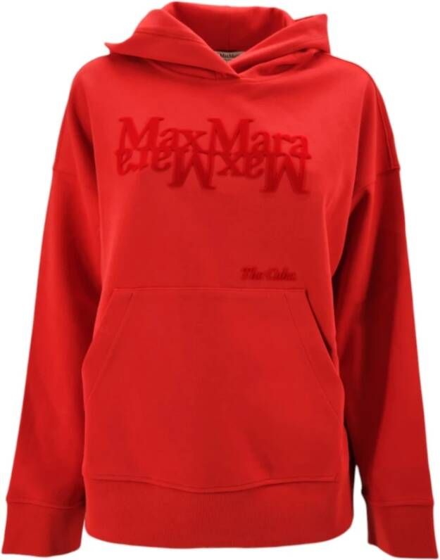 Max Mara Studio Hoodies Rood Dames