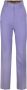 Max Mara Studio Leather Trousers Purple Dames - Thumbnail 1
