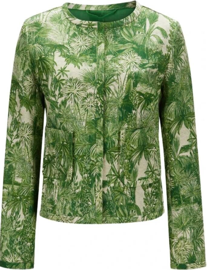 Max Mara Studio Light Jackets Groen Dames