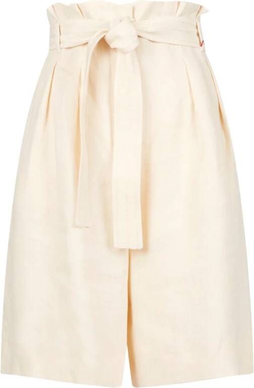 Max Mara Studio Long Shorts Beige Dames