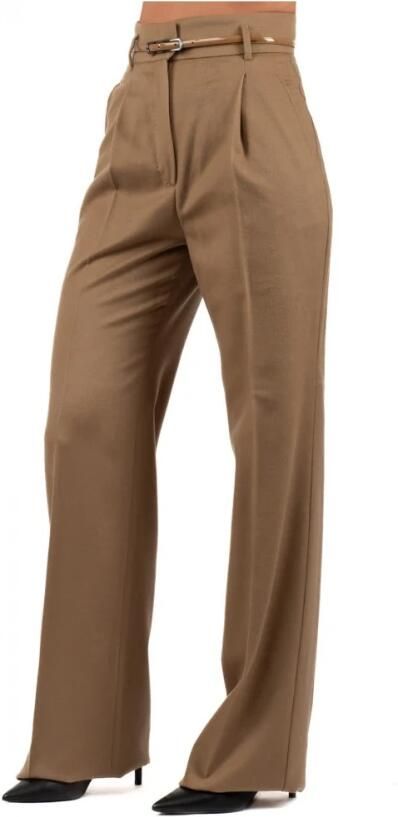 Max Mara Studio Bootcut fit stoffen broek van zuivere scheerwol model 'ZAC' - Foto 4