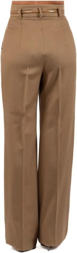 Max Mara Studio Bootcut fit stoffen broek van zuivere scheerwol model 'ZAC' - Foto 6