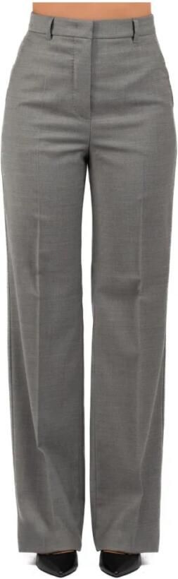 Max Mara Studio Straight fit stoffen broek van scheerwolmix - Foto 5