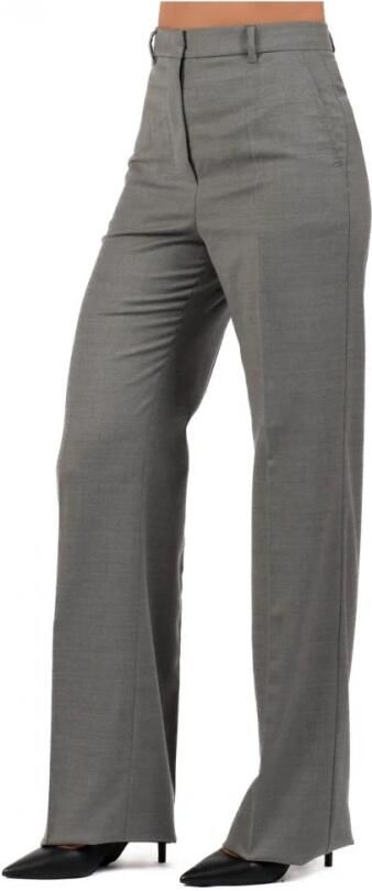 Max Mara Studio Straight fit stoffen broek van scheerwolmix - Foto 2