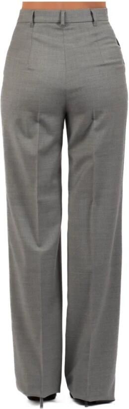 Max Mara Studio Straight fit stoffen broek van scheerwolmix - Foto 4