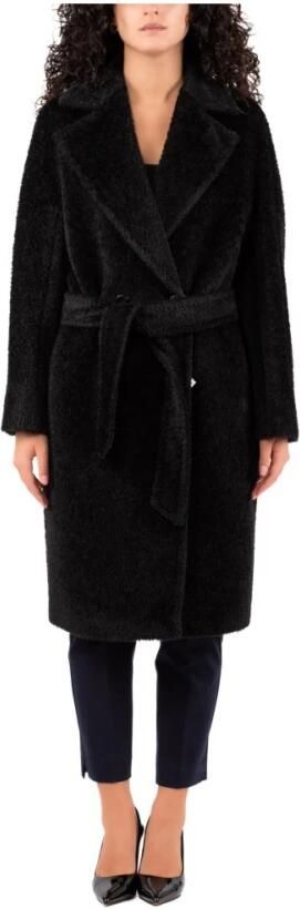 Max Mara Studio Lange jas van alpacamix met reverskraag model 'GALANTE' - Foto 2