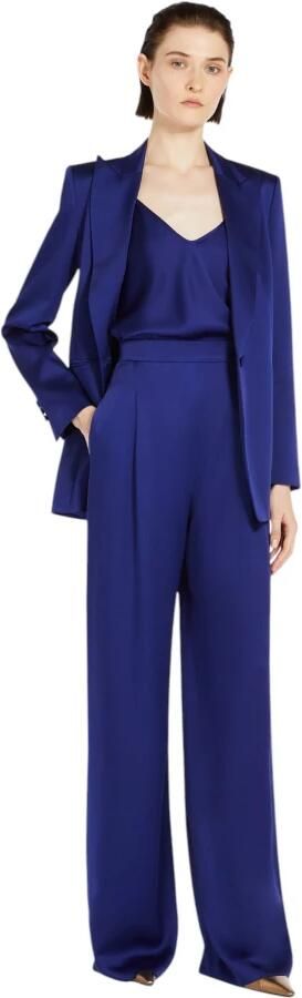 Max Mara Studio Stijlvolle Jas voor Vrouwen Blue Dames - Foto 4