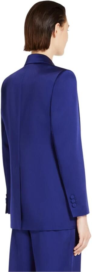 Max Mara Studio Stijlvolle Jas voor Vrouwen Blue Dames - Foto 3