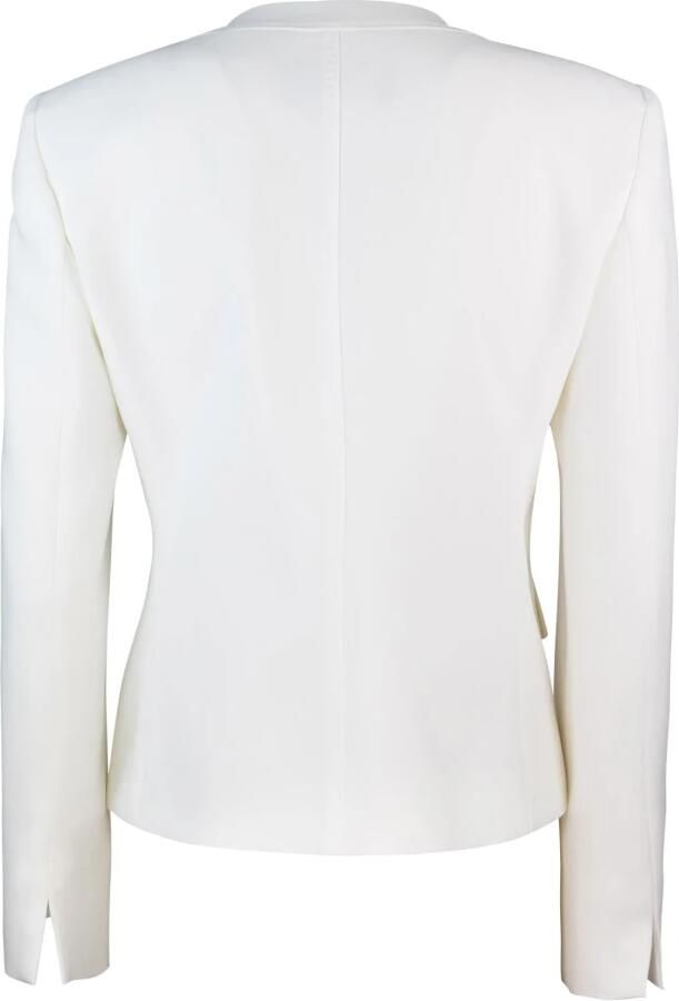 Max Mara Studio Witte Jassen in Triacetaat Polyester Mix White Dames - Foto 6