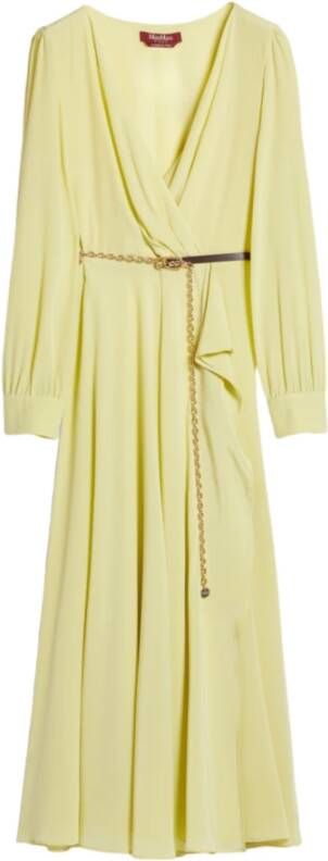 Max Mara Studio Maxi Dresses Geel Dames