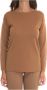 Max Mara Studio Wollen Trui Ovale Halslijn Boxy Model Beige Dames - Thumbnail 1