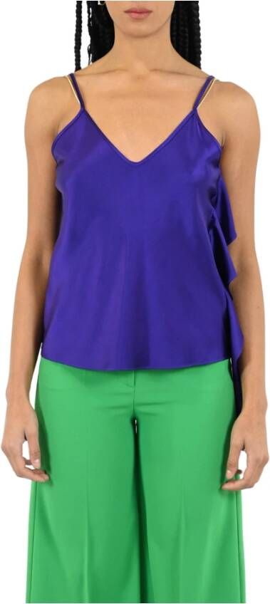 Max Mara Studio Sleeveless Tops Blauw Dames