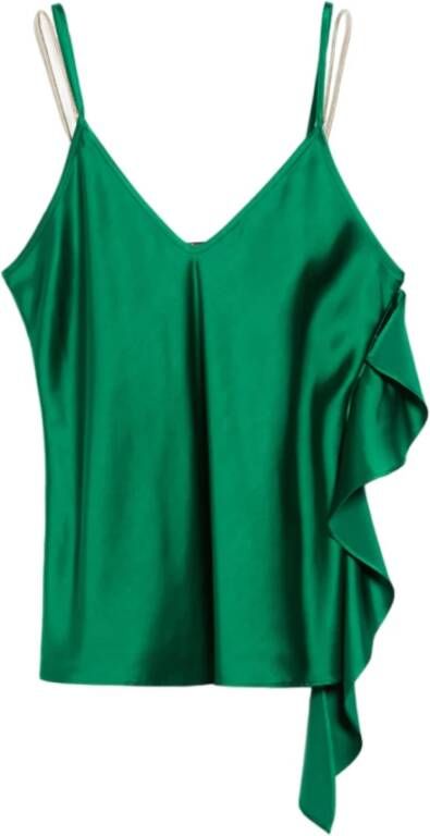 Max Mara Studio Sleeveless Tops Groen Dames