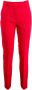 Max Mara Studio Elegante Triacetaat Polyester Broek Red Dames - Thumbnail 1