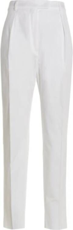 Max Mara Studio Suit Trousers White Dames