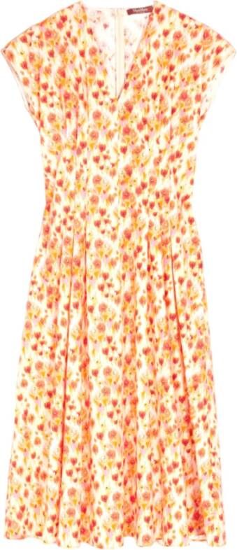 Max Mara Studio Summer Dresses Oranje Dames