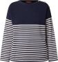 Max Mara Studio Otranto Gestreepte Trui Blue Dames - Thumbnail 4