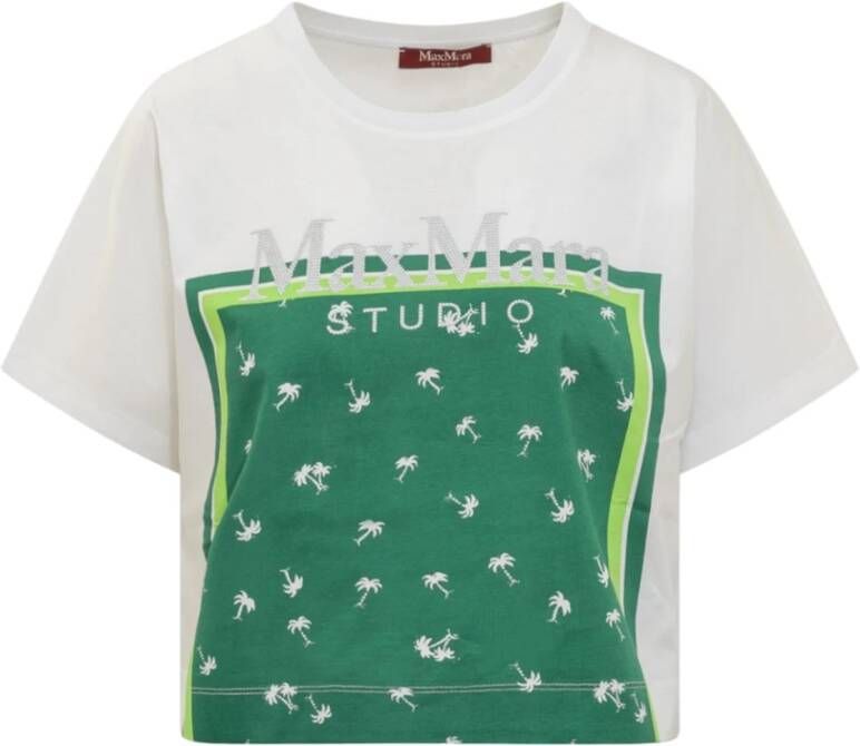 Max Mara Studio T-Shirts White Dames