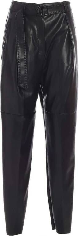 Max Mara Studio Tapered Trousers Zwart Dames