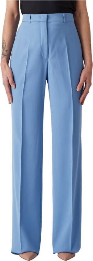 Max Mara Studio Trousers 2361310337600 Blauw Dames