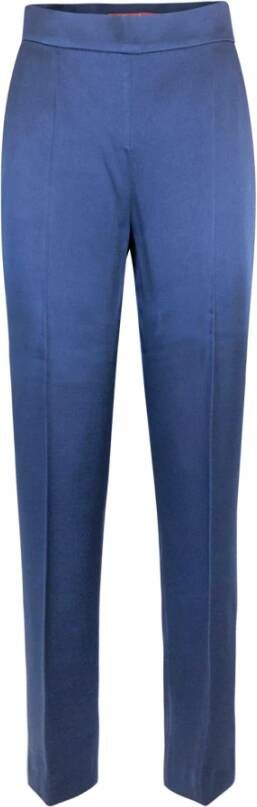 Max Mara Studio Trousers Blauw Dames