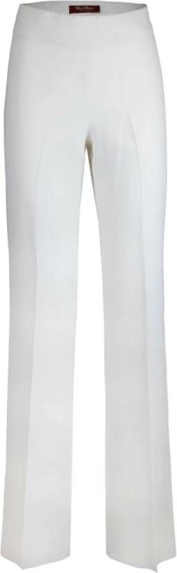 Max Mara Studio Wide Trousers Beige Dames