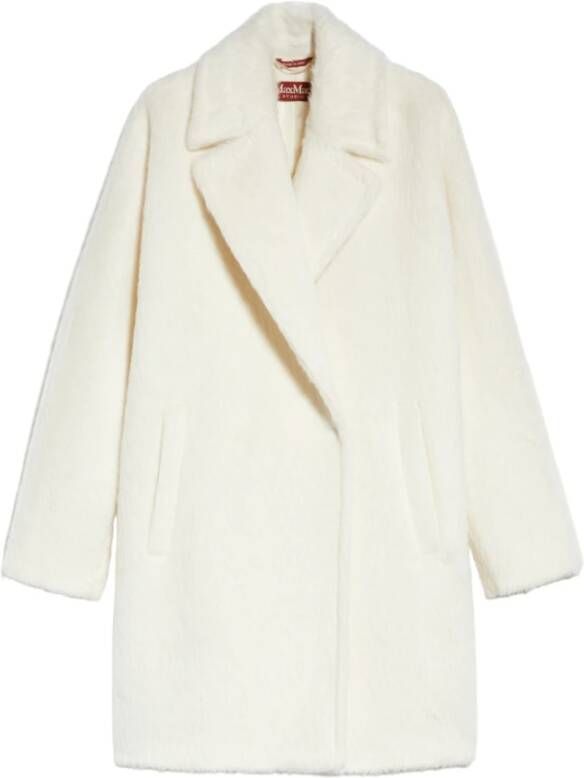 Max Mara Studio Witte Jassen voor Vrouwen White Dames