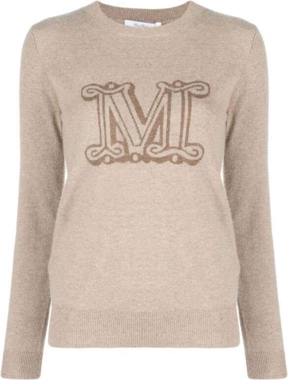 Max Mara Beige Sweatshirts voor Dames Aw23 Beige Dames