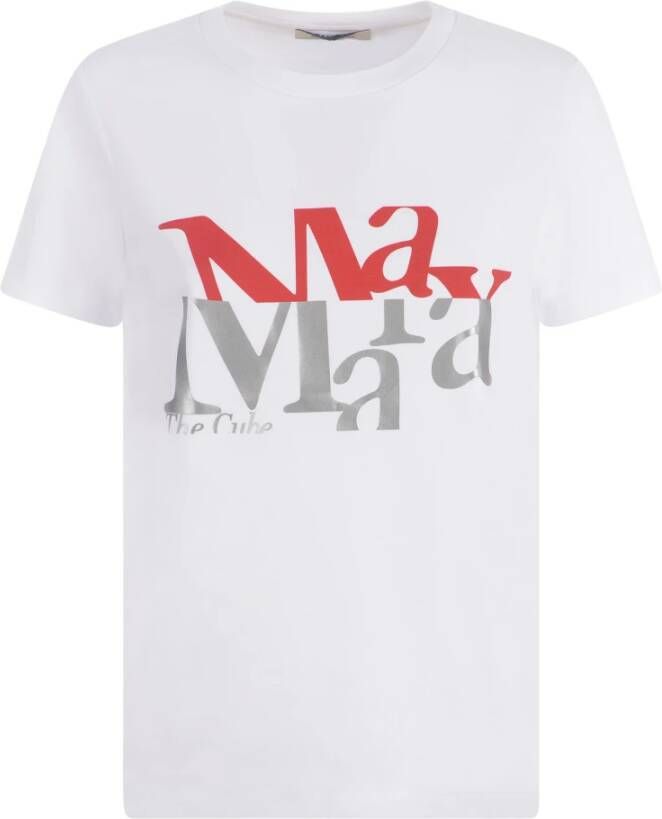 Max Mara T-Shirts Stijlvolle Collectie White Dames