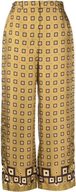 Max Mara Tijdloze Broek Meerkleurig Dames