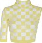 SPORTMAX Geruite Crop Top Multicolor Dames - Thumbnail 1