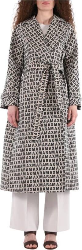 Max Mara Trench Coats Zwart Dames