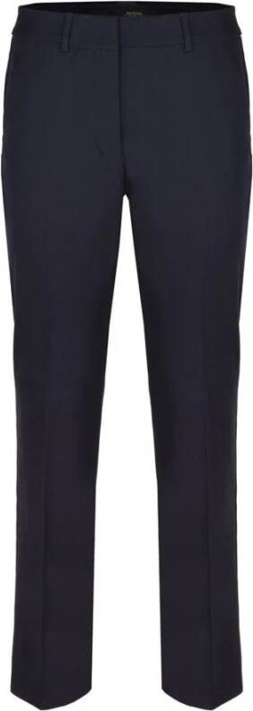 Max Mara Trousers Blauw Dames