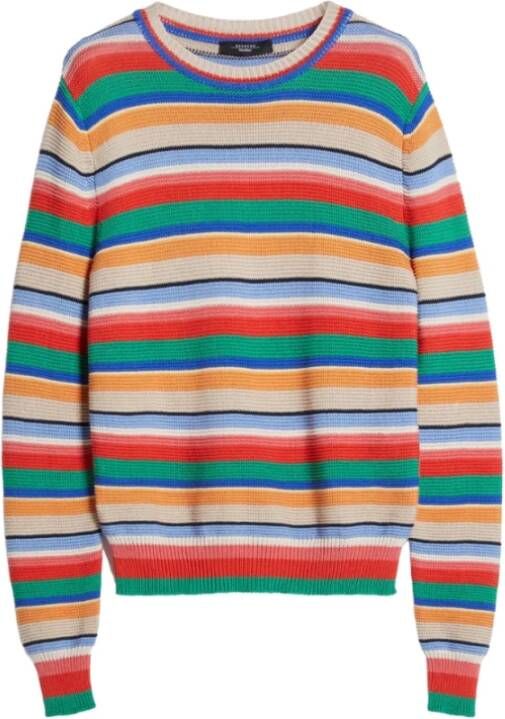Max Mara Weekend Trui met ronde hals Meerkleurig Dames