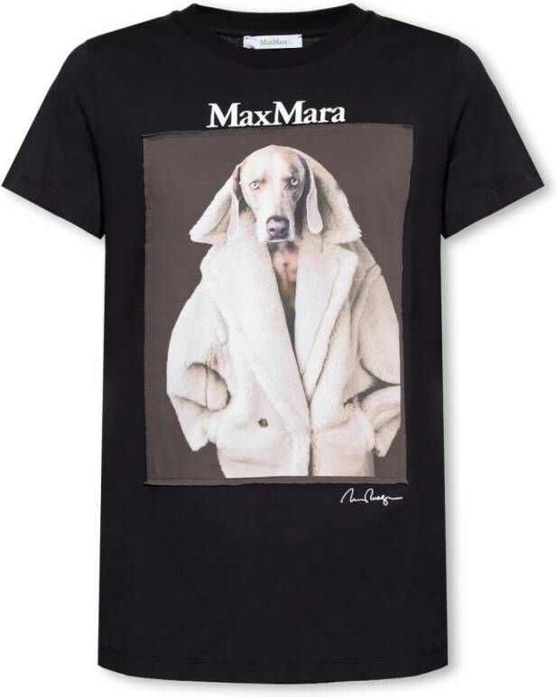 Max Mara Valido T-shirt Zwart Dames