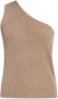 Max Mara Vetro one-shoulder top Beige Dames - Thumbnail 1