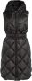 Max Mara Iridescent Nylon Quilted Hooded Vest Black Dames - Thumbnail 1